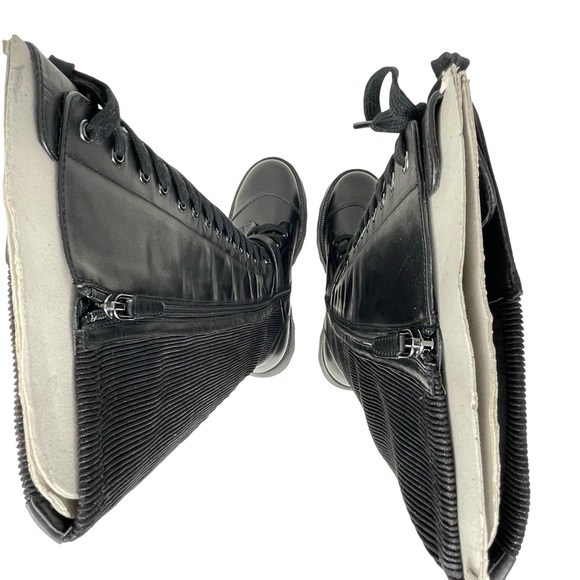 Aerosoles Sondra Black Leather Lace-Up Knee High Boots, Size US 10 NWT - Picture 10 of 10